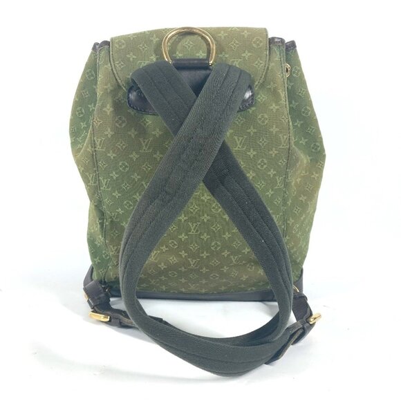LOUIS VUITTON Authentic Brown Monogram Canvas Backpack main image 5